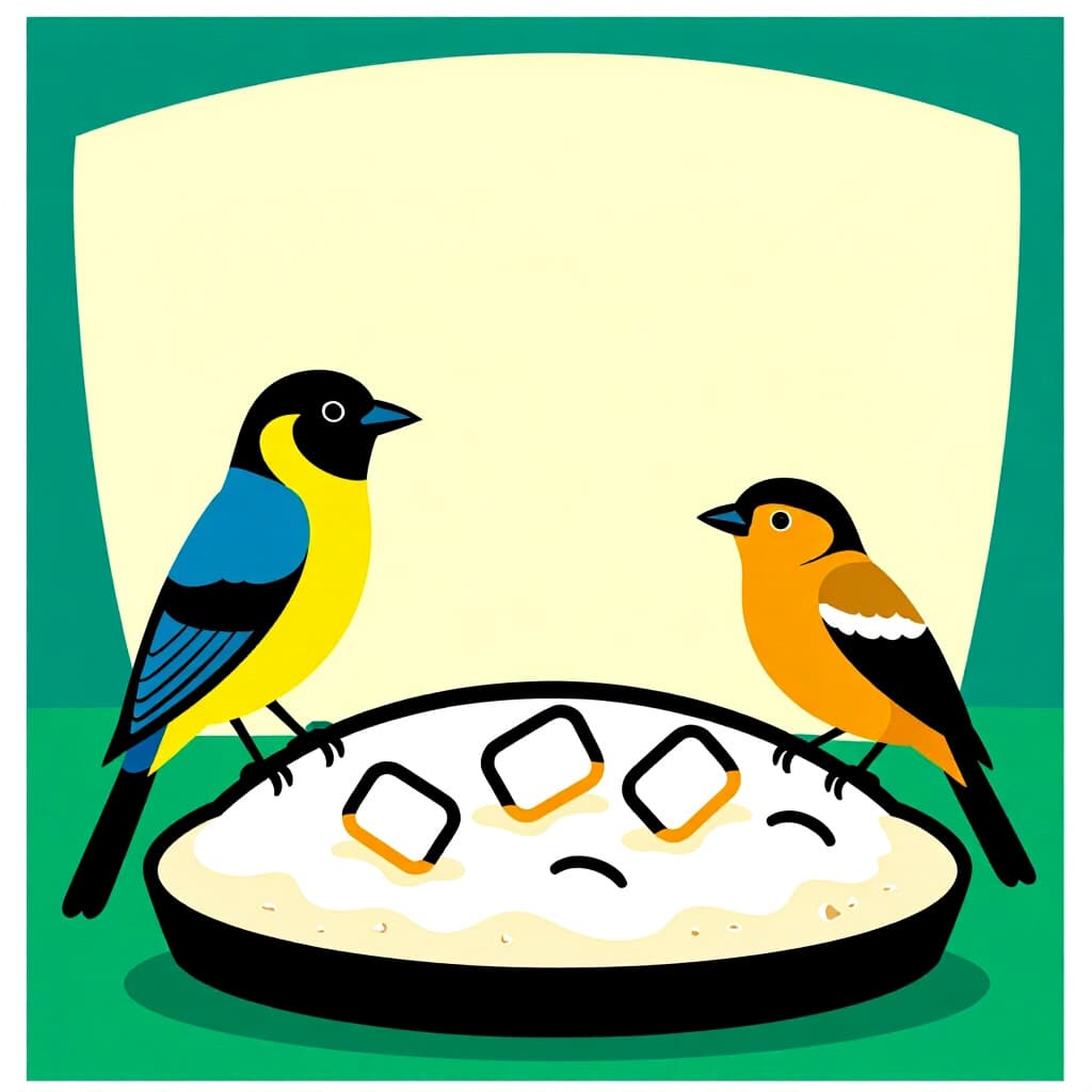 AI generated image: picture about bird care. picture style: comic calcium boost breeding s m, high quality, detailed
