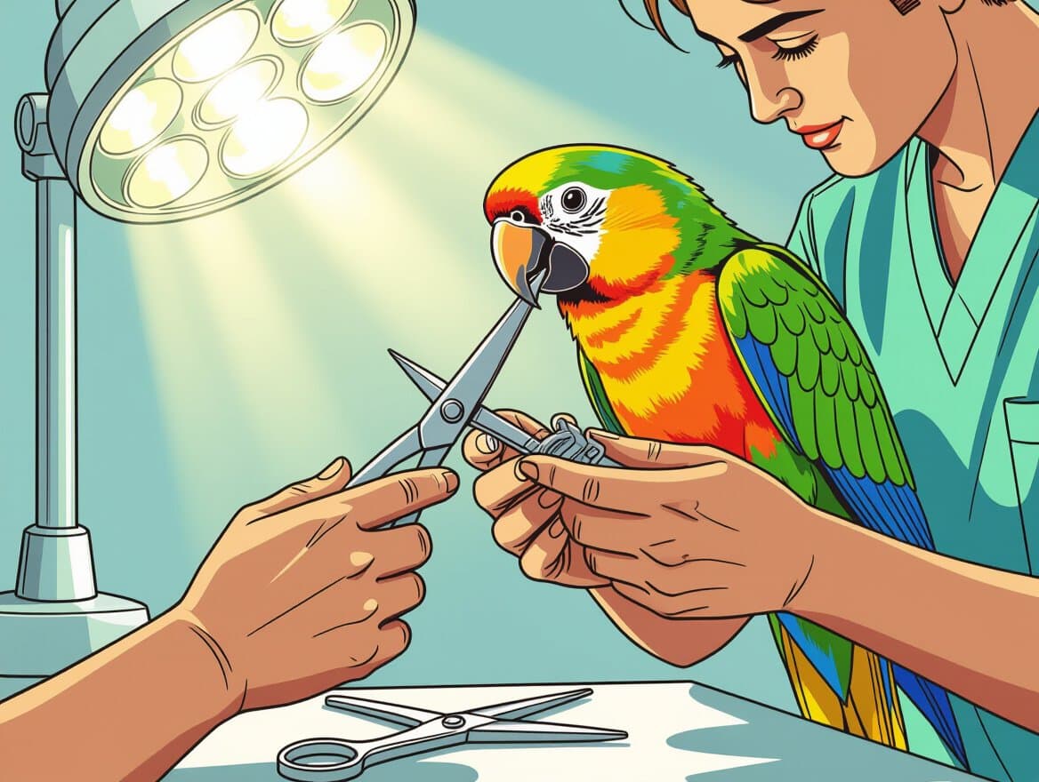 鳥のくちばしが伸びすぎるのを防ぐ5つの確かな方法