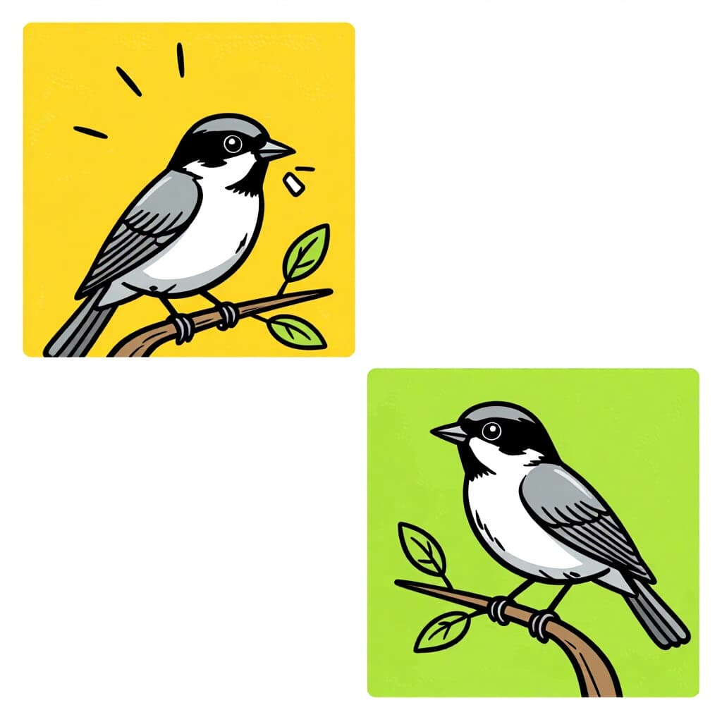 AI generated image: picture about bird care. picture style: comic redirecting nailbiting stepbystep s m, high quality, d