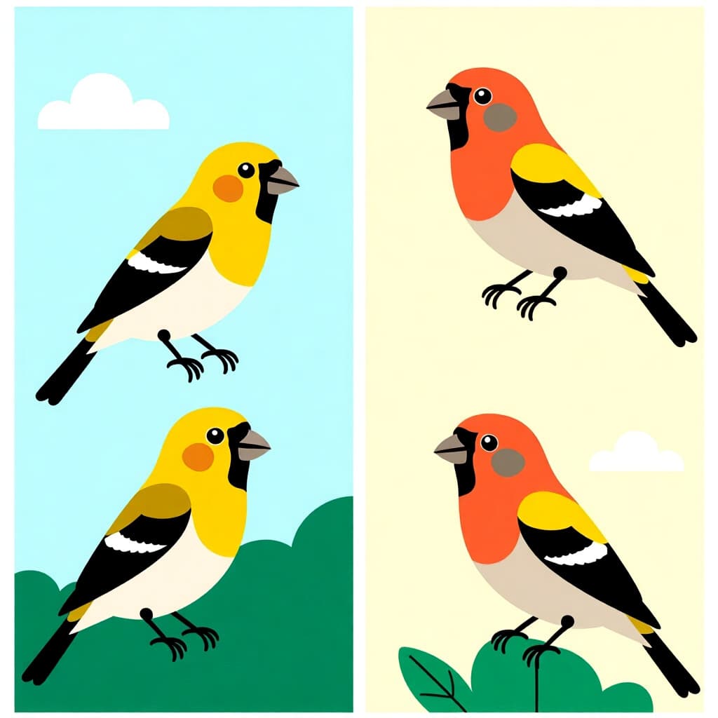 AI generated finch: picture about bird care. picture style: comic finch stepbystep guide controlling s m, high quality, 