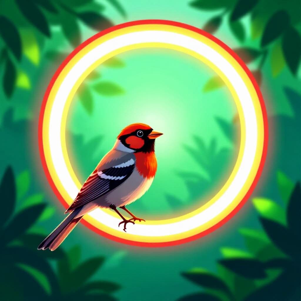 AI generated画像: 鳥の飼育に関する絵。絵のスタイル: コミック、光サイクルのバランス調整、高品質、詳細