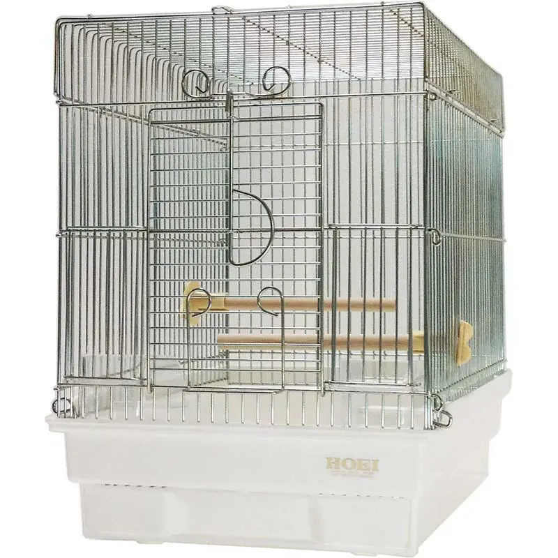 HOEI 鳥 ケージ 21手のり 鳥かご 小鳥用 バードケージ 豊栄金属 鳥ゲージ ホワイト 小型インコ フィンチなど