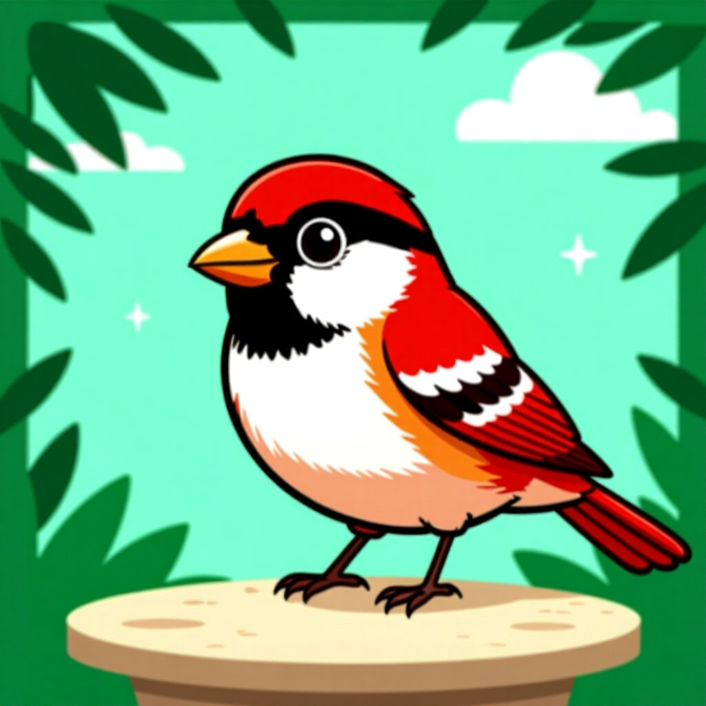 AI generated bird: picture about bird care. picture style: comic bird navigating reddits small s m, high quality, detai