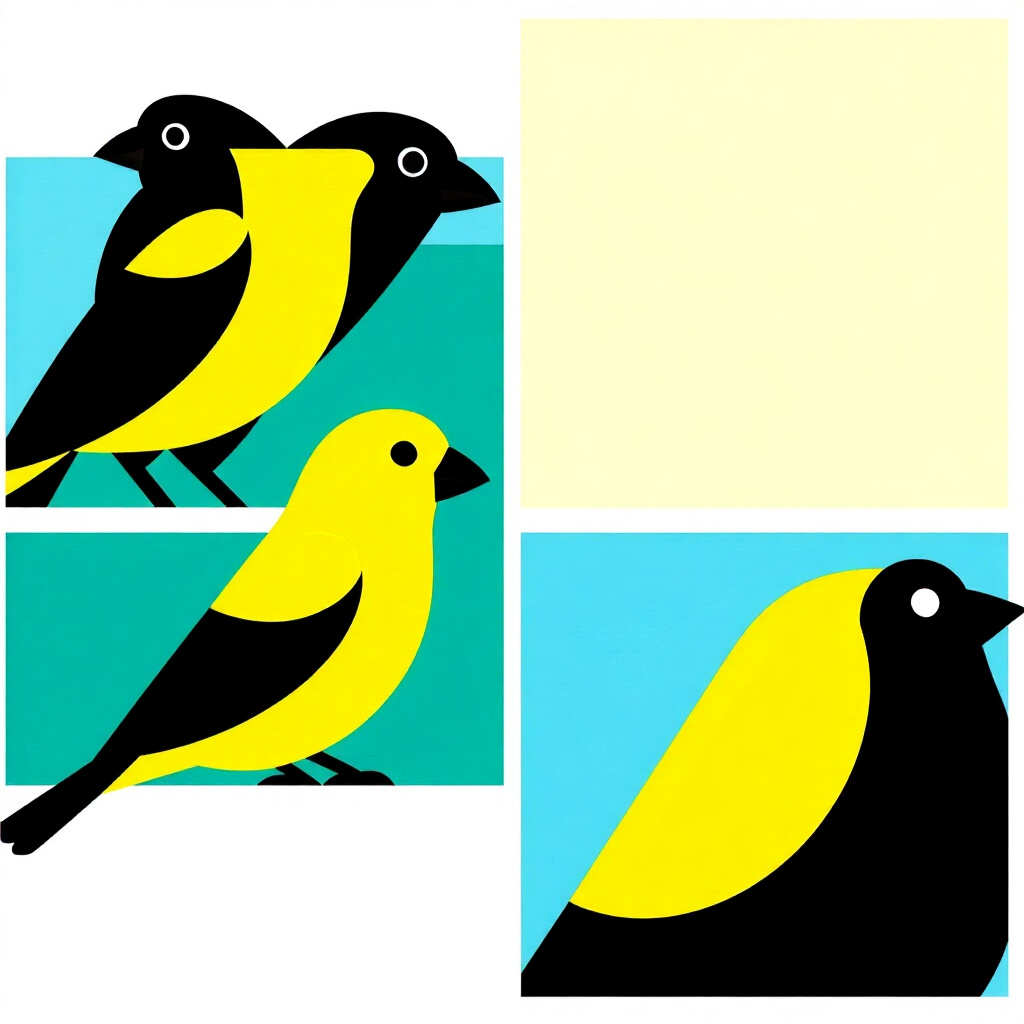 AI generated canary: picture about bird care. picture style: comic monitoring adjustments canary stepbystep weightloss pl