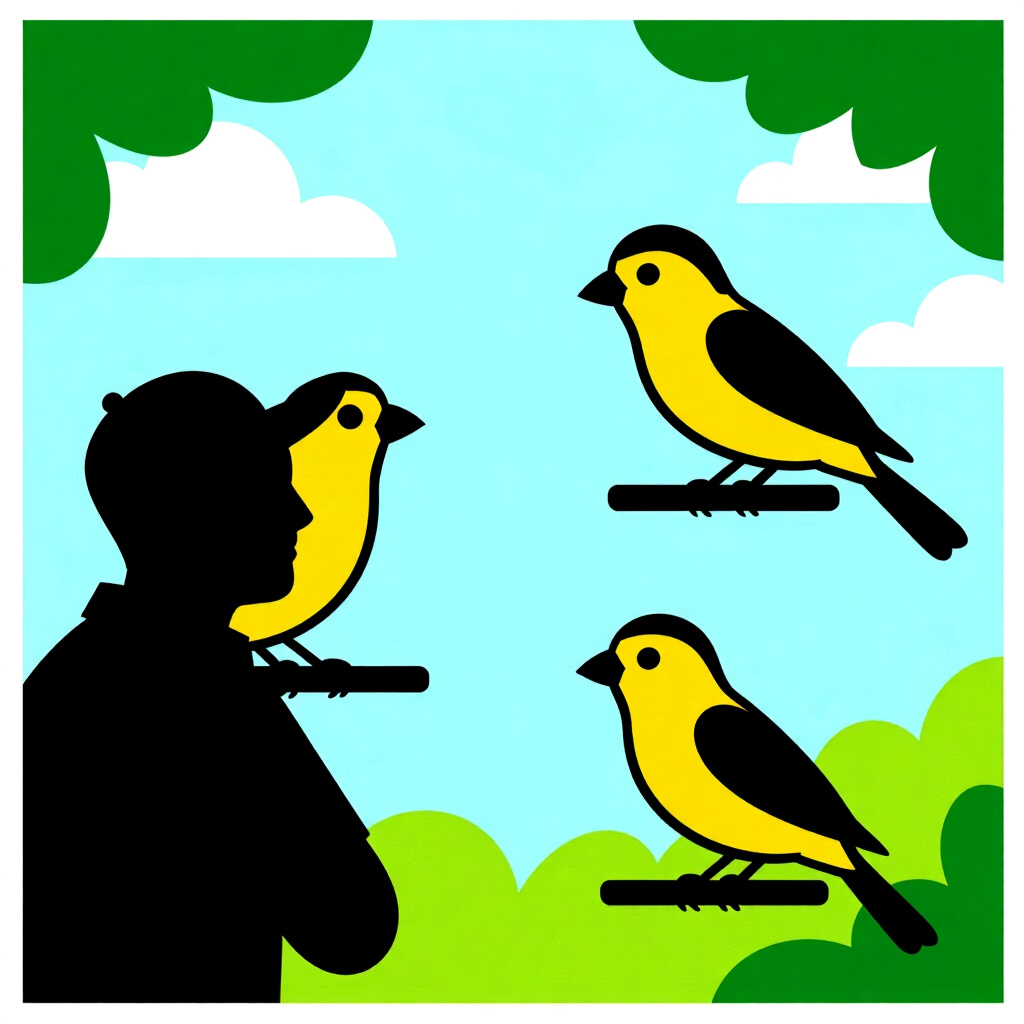 AI生成画像: 鳥のケアに関する画像。画像スタイル: コミック信号 安全 力 一貫性 スケジューリング、高品質