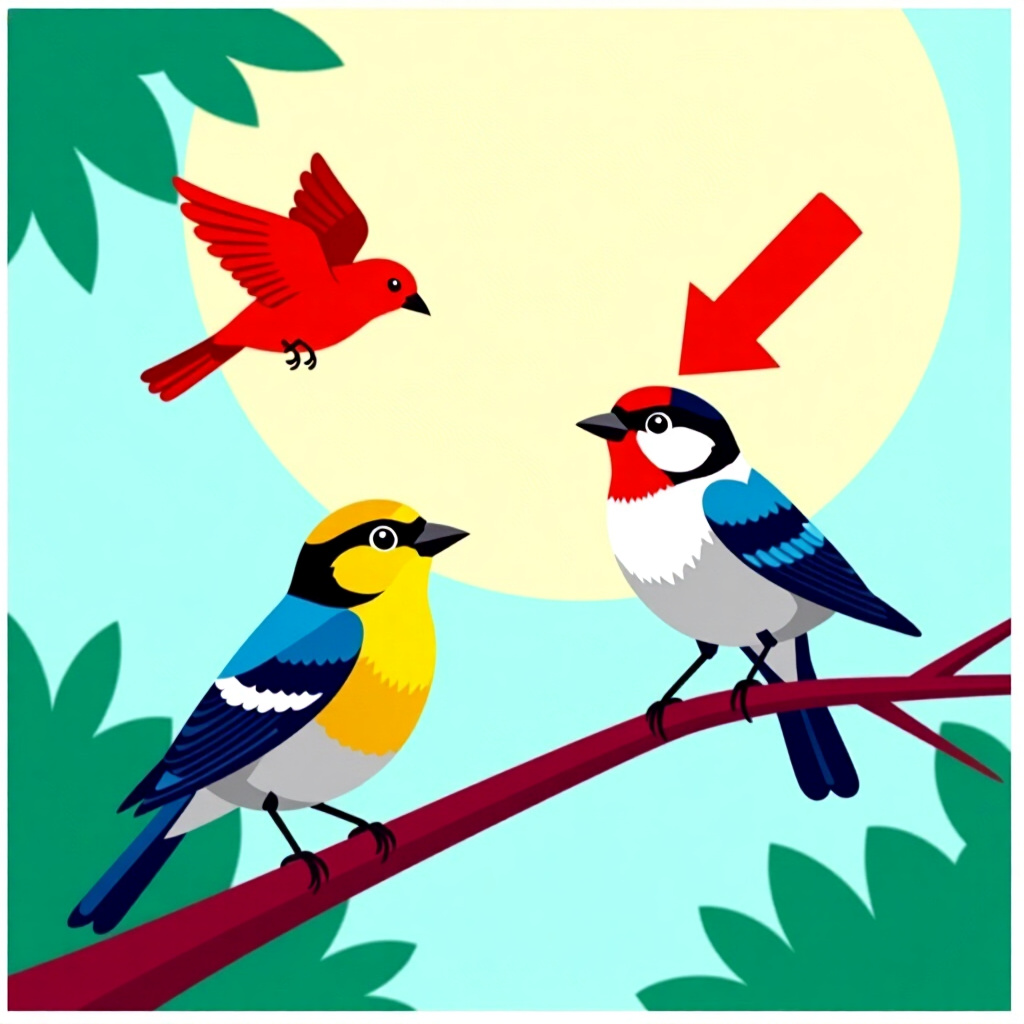 AI generated image: picture about bird care. picture style: comic hormones hpg axis balancing light cycles, high quality