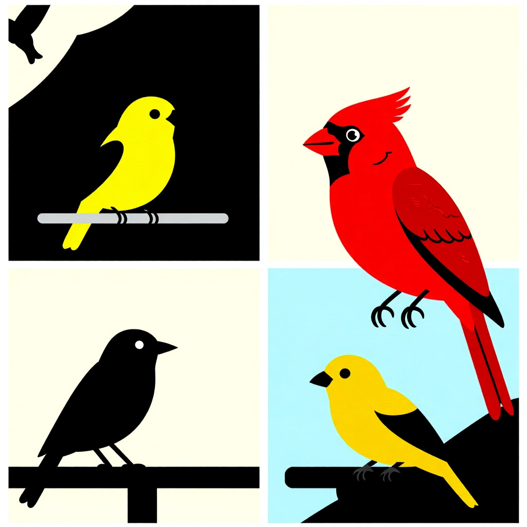 AI generated image: picture about bird care. picture style: comic behavioral red flags s m, high quality, detailed