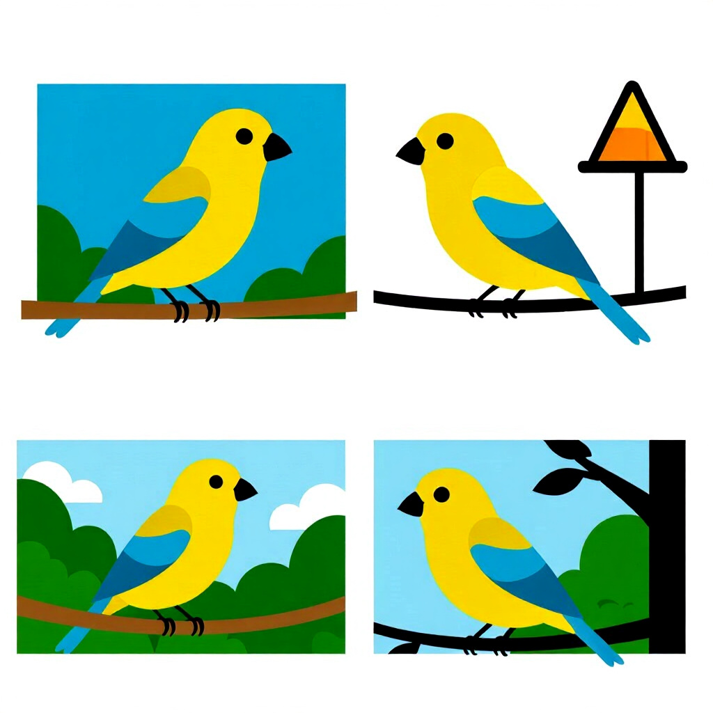 AI生成の鳥:鳥のケアに関する画像。画像スタイル:漫画風、法的要件、鳥の理解、ブリーダー、li