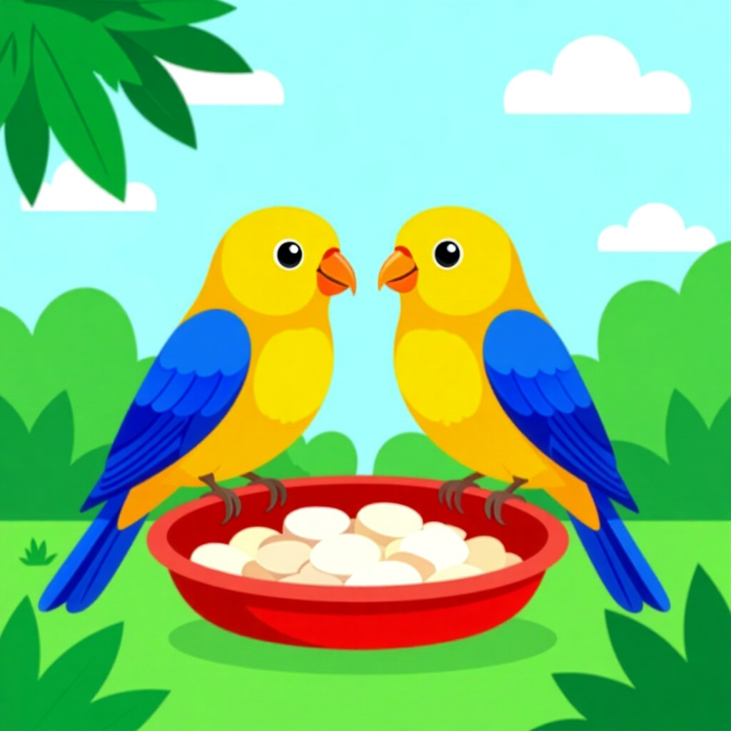 AI generated bird: picture about bird care. picture style: comic legal clarity beats draft winning petbird, high qualit