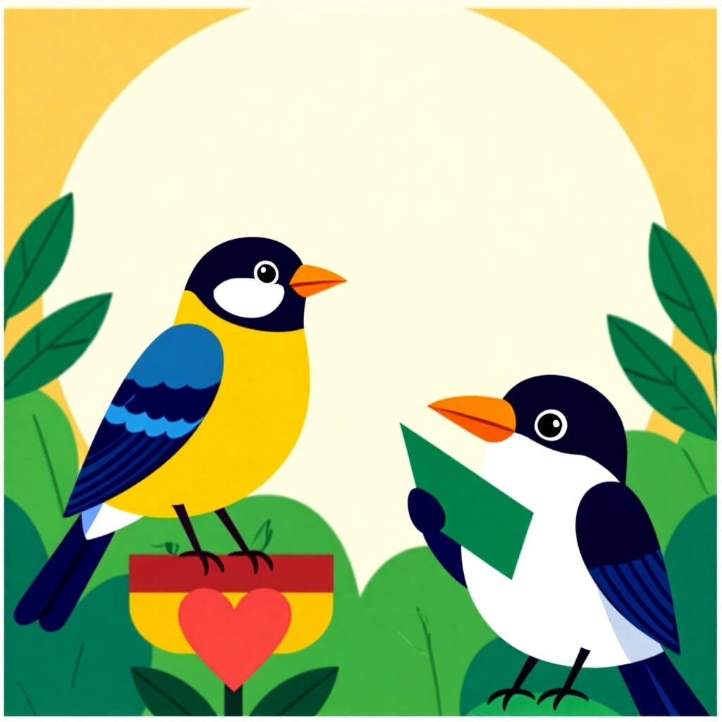 AI generated bird: picture about bird care. picture style: comic introduction bird understanding hoa policies, high qua