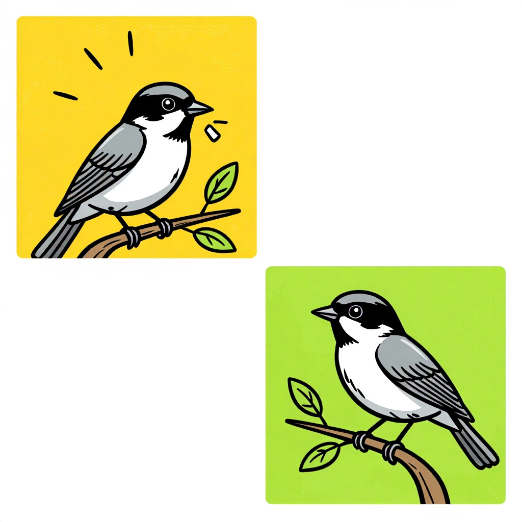 AI generated image: picture about bird care. picture style: comic redirecting nailbiting stepbystep s m, high quality, d