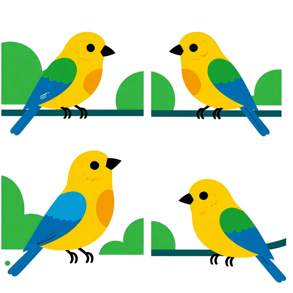 AI generated bird: picture about bird care. picture style: comic daily health scans bird conduct daily health, high qua