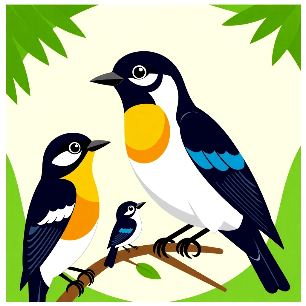 AI generated image: picture about bird care. picture style: comic preparation recall cue building, high quality, detaile