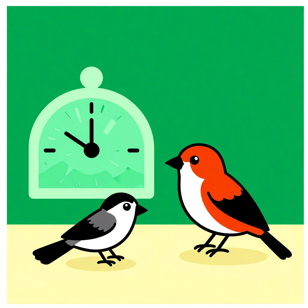 AI generated image: picture about bird care. picture style: comic quiet hour routine s m, high quality, detailed