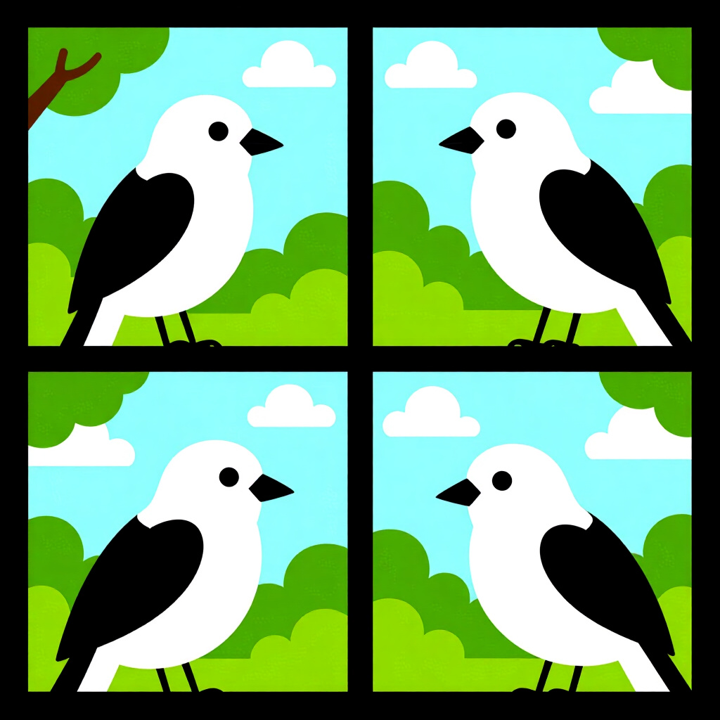AI generated image: picture about bird care. picture style: comic set stressfree molting s m, high quality, detailed