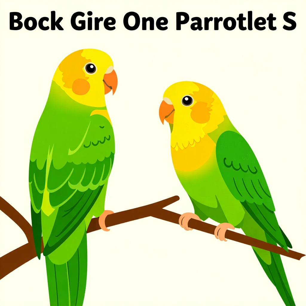 AI generated parrot: picture about bird care. picture style: comic species choosing right parrotlet s m, high quality, de