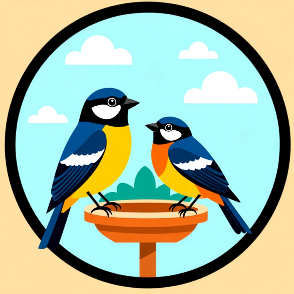 AI generated image: picture about bird care. picture style: comic clickerfree transition phasing s m, high quality, deta