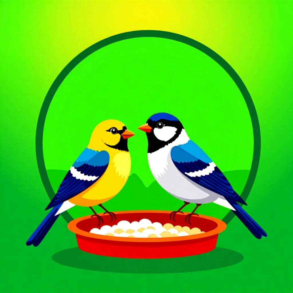 AI generated bird: picture about bird care. picture style: comic introduction bird understanding coverage limits, high