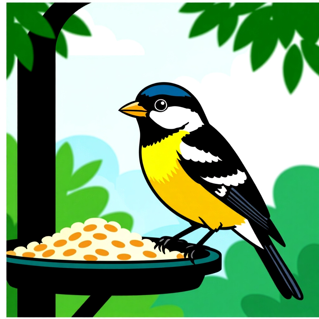 AI generated image: picture about bird care. picture style: comic maintenance phase matters preventing rebound gain, hig