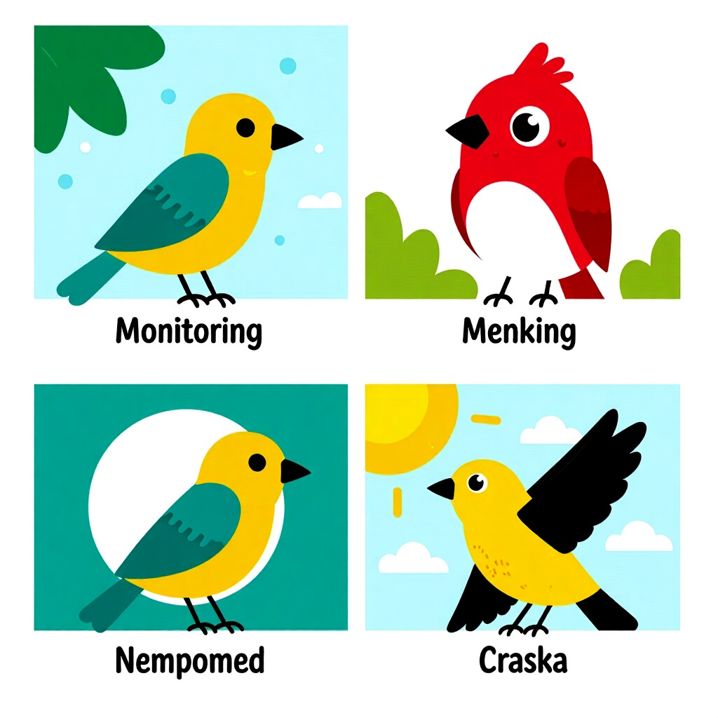 AI generated image: picture about bird care. picture style: comic introduction monitoring hormonal changes, high quality